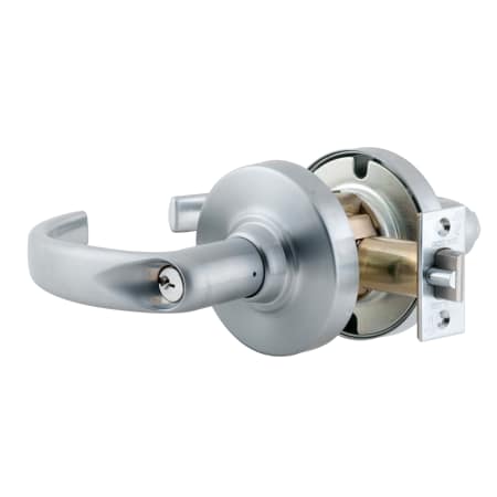 A large image of the Schlage ND53PD-SPA Satin Chrome