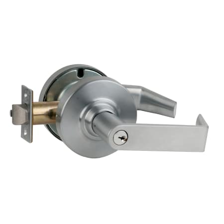 A large image of the Schlage ND75PD-RHO Satin Chrome