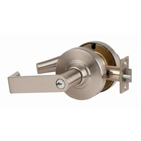 A large image of the Schlage ND80PD-RHO Satin Nickel