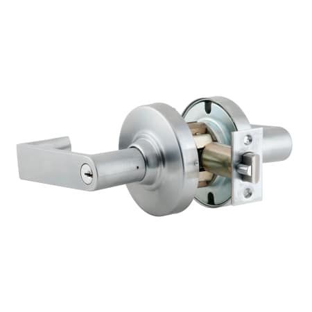 A large image of the Schlage ND80PD-RHO Satin Chrome
