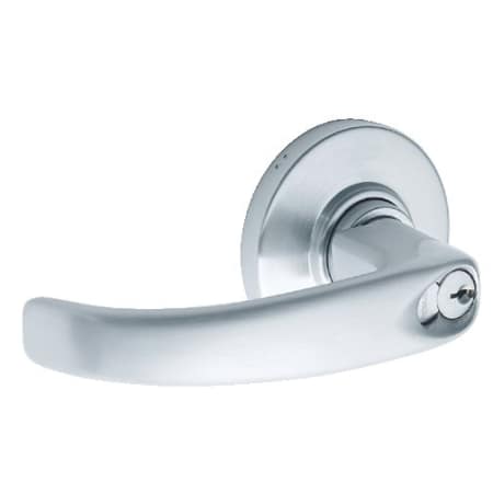 A large image of the Schlage ND96BD-SPA Satin Chrome