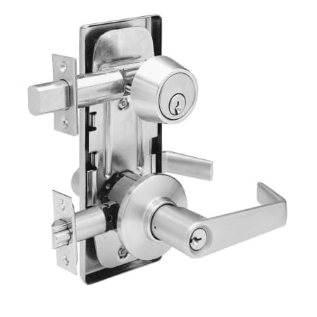 A large image of the Schlage S210RD-SAT Schlage S210RD-SAT