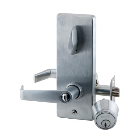 A large image of the Schlage S251PD-SAT Satin Chrome