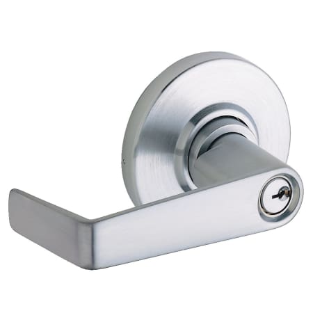 A large image of the Schlage S51RD-SAT Satin Chrome