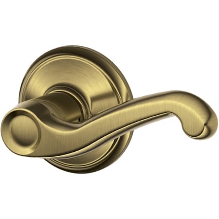 A large image of the Schlage S80-FLA-RH Antique Brass