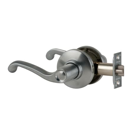 A large image of the Schlage S80-FLA-RH Satin Chrome
