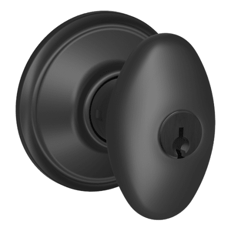 A large image of the Schlage F51-SIE Matte Black