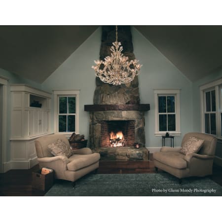 A large image of the Schonbek 7883-S Schonbek-7883-S-Living Room Application Image