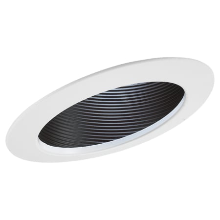 A large image of the Sea Gull Lighting 1121 Shown in White with Black Baffle