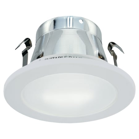 A large image of the Sea Gull Lighting 1156AT Shown in White Trim / Black Baffle