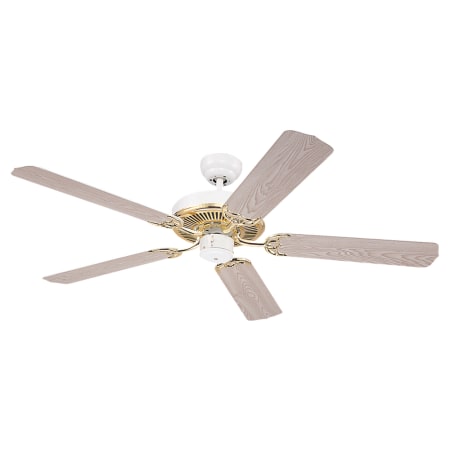 A large image of the Sea Gull Lighting S1530 Shown in White Polished Brass