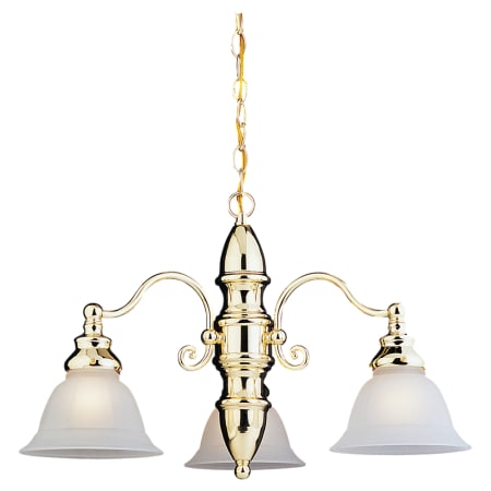 A large image of the Sea Gull Lighting 31050 Shown in Polished Brass