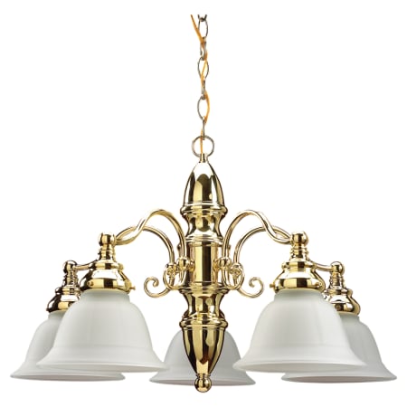A large image of the Sea Gull Lighting 31051 Shown in Polished Brass