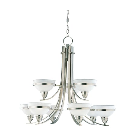 A large image of the Sea Gull Lighting 31116-962 Shown in Brushed Nickel