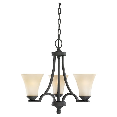 A large image of the Sea Gull Lighting 31375 Shown in Blacksmith
