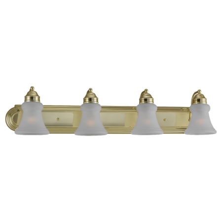 A large image of the Sea Gull Lighting 44228 Shown in Polished Brass