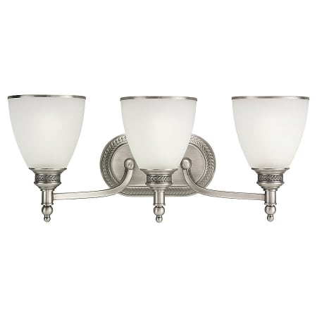 A large image of the Sea Gull Lighting 44351 Shown in Antique Brushed Nickel