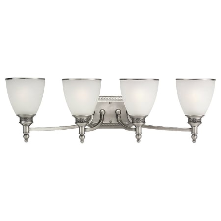 A large image of the Sea Gull Lighting 44352 Shown in Antique Brushed Nickel