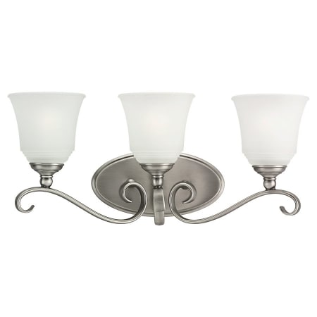 A large image of the Sea Gull Lighting 44381 Shown in Antique Brushed Nickel