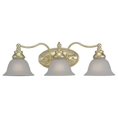 A large image of the Sea Gull Lighting 44652 Shown in Polished Brass