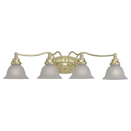 A large image of the Sea Gull Lighting 44653 Shown in Polished Brass