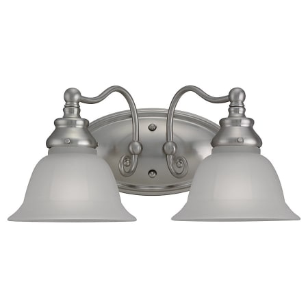 A large image of the Sea Gull Lighting 49651BLE Shown in Brushed Nickel