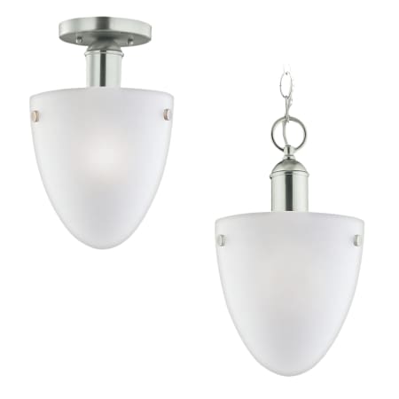 A large image of the Sea Gull Lighting 51035 Shown in Brushed Nickel