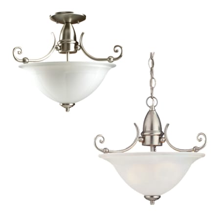 A large image of the Sea Gull Lighting 51050 Shown in Brushed Nickel