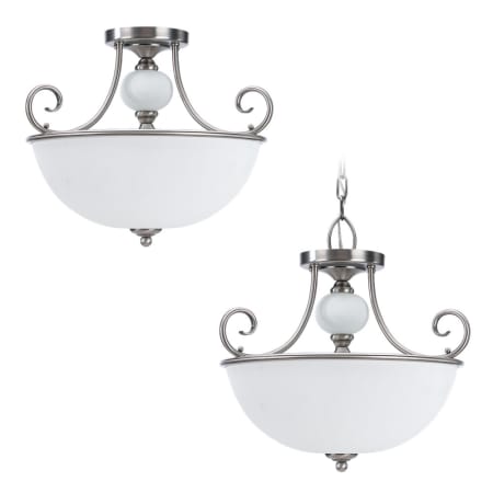 A large image of the Sea Gull Lighting 51105 Antique Brushed Nickel