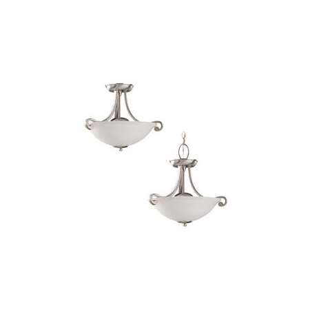 A large image of the Sea Gull Lighting 51190 Shown in Brushed Nickel