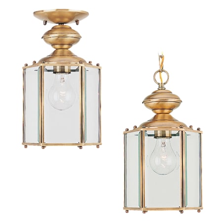 A large image of the Sea Gull Lighting 6008 Shown in Antique Brass