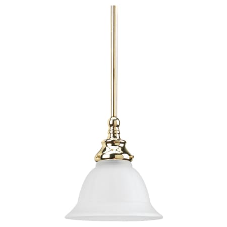 A large image of the Sea Gull Lighting 61050 Shown in Polished Brass
