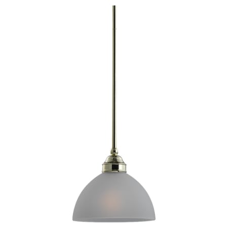 A large image of the Sea Gull Lighting 61225 Shown in Polished Brass