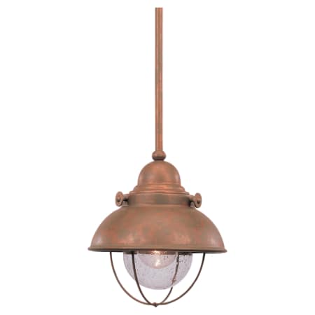 A large image of the Sea Gull Lighting 6150 Shown in  Weathered Copper