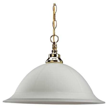 A large image of the Sea Gull Lighting 65050 Shown in Polished Brass