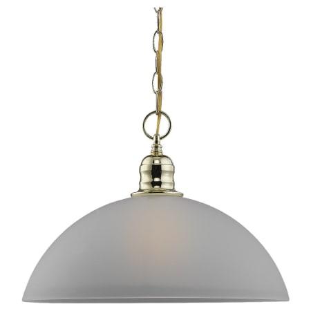 A large image of the Sea Gull Lighting 65225 Shown in Polished Brass