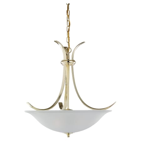 A large image of the Sea Gull Lighting 65361 Shown in Polished Brass