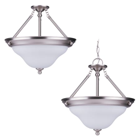 A large image of the Sea Gull Lighting 66062 Shown in Brushed Nickel