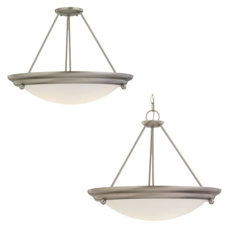 A large image of the Sea Gull Lighting 66133 Shown in Brushed Stainless