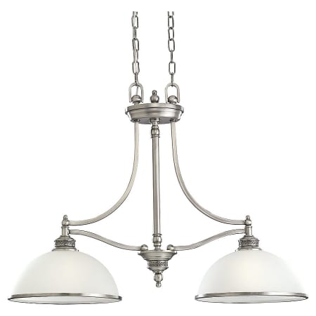 A large image of the Sea Gull Lighting 66350 Shown in Antique Brushed Nickel