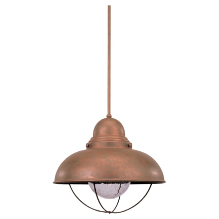 A large image of the Sea Gull Lighting 6658 Shown in Weathered Copper