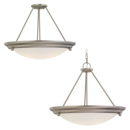 A large image of the Sea Gull Lighting 69133 Brushed Stainless