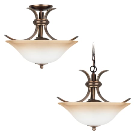 A large image of the Sea Gull Lighting 75360 Shown in Russet Bronze