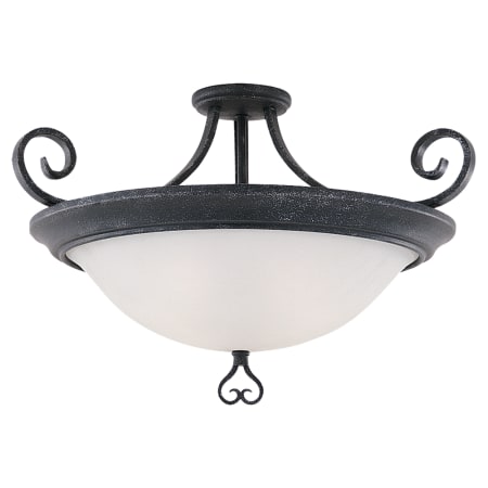 A large image of the Sea Gull Lighting 7708 Shown in Weathered Iron