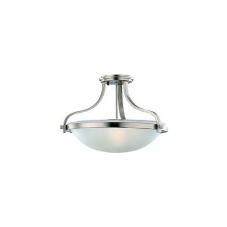 A large image of the Sea Gull Lighting 77115 Shown in Brushed Nickel