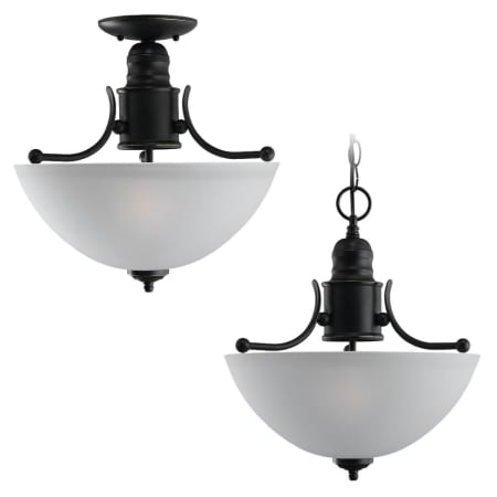 A large image of the Sea Gull Lighting 77225 Shown in Heirloom Bronze