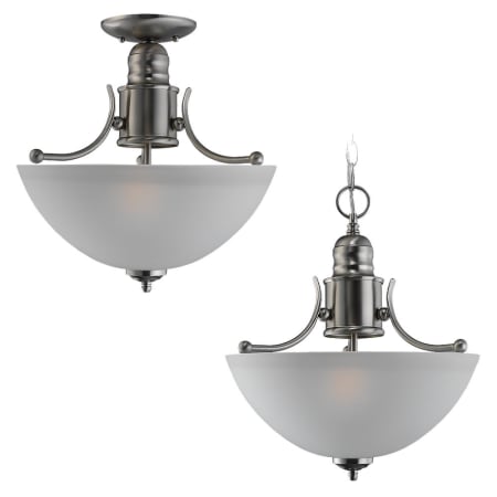 A large image of the Sea Gull Lighting 77225 Shown in Brushed Nickel