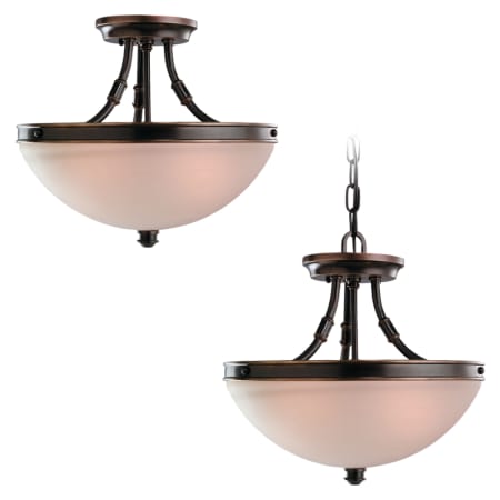 A large image of the Sea Gull Lighting 77330 Shown in Vintage Bronze