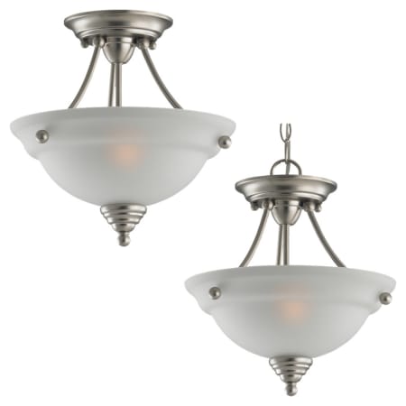 A large image of the Sea Gull Lighting 77575 Brushed Nickel