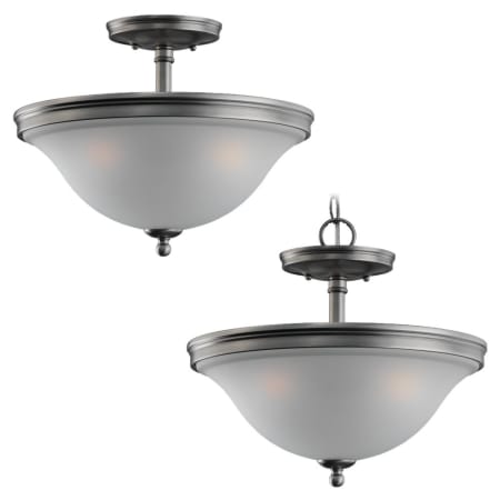 A large image of the Sea Gull Lighting 77850 Antique Brushed Nickel